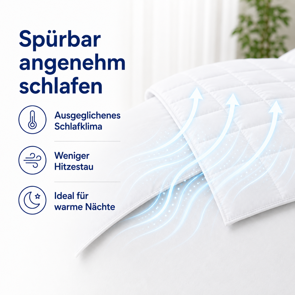 Steppbettdecke Sommer