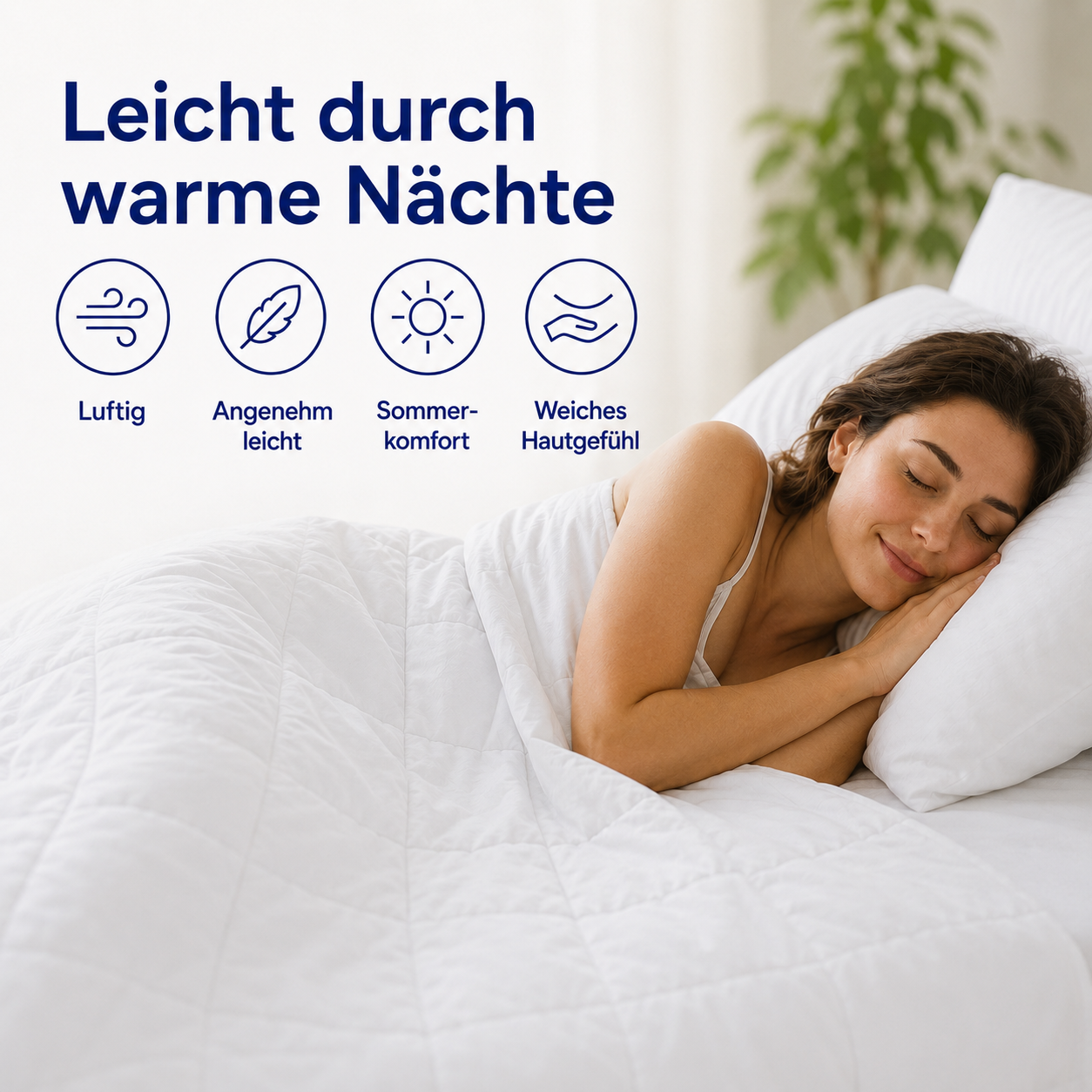 Steppbettdecke Sommer