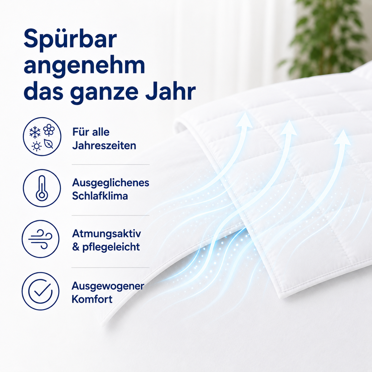 Ganzjahresbettdecke