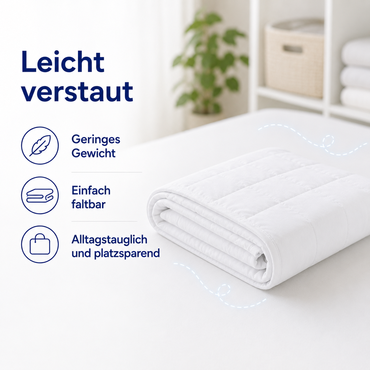 Steppbettdecke Sommer