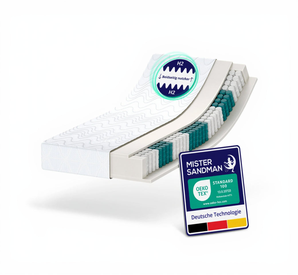 Matelas à ressorts ensachés 18cm - H2/H3 
