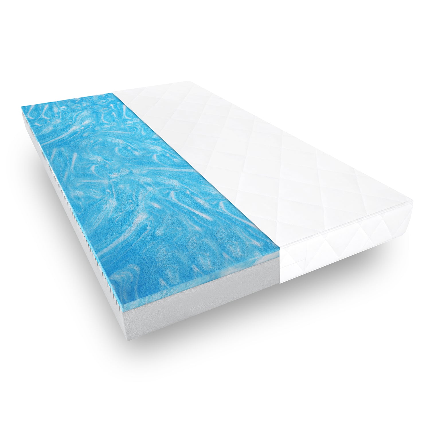 Housse microfibre matelas mousse gel 120x200