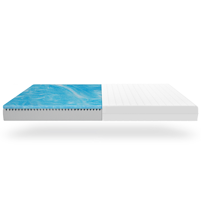 Housse microfibre matelas mousse gel 140x200