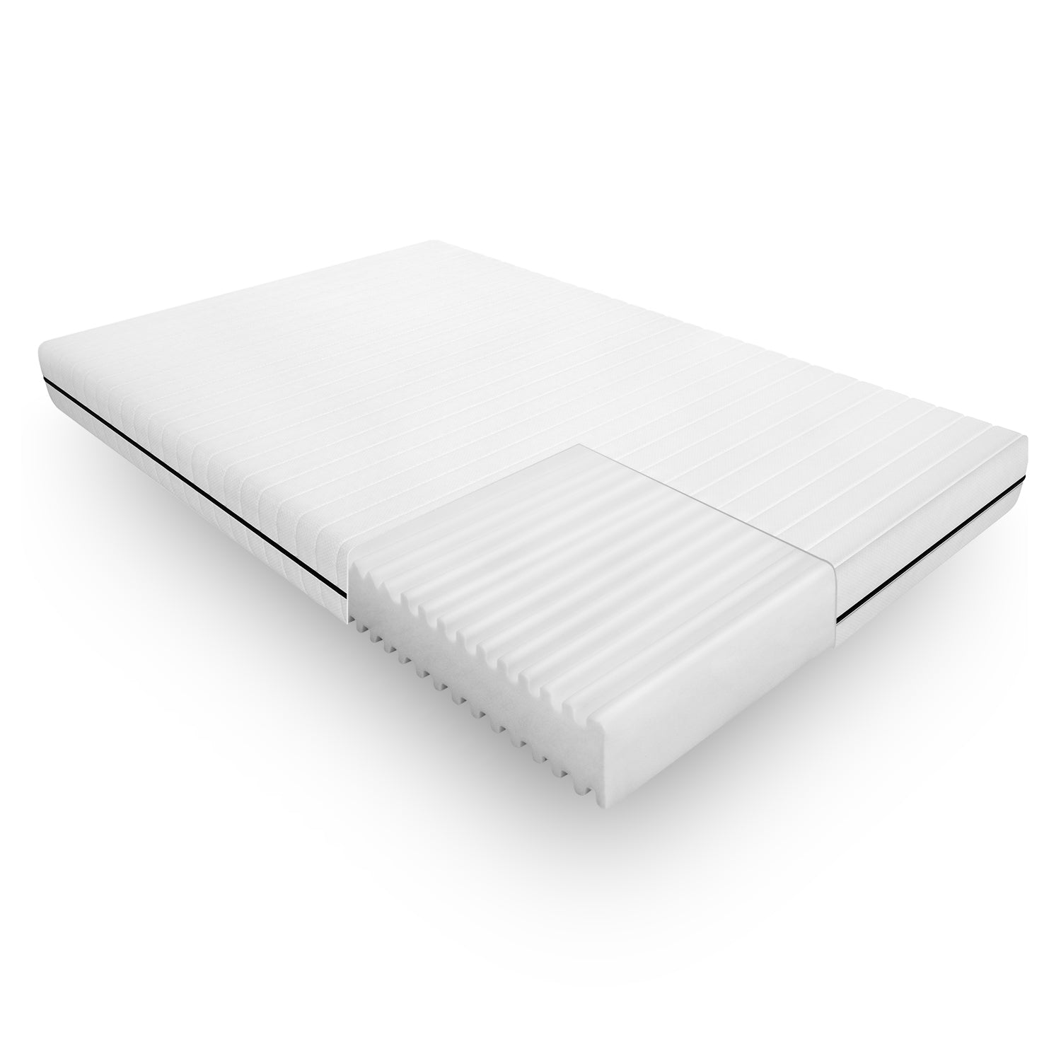 Matelas mousse froide 2en1 degré de dureté H2/H3